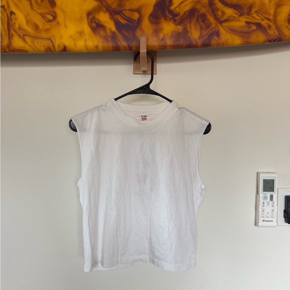 RE/DONE X Hanes NWT Baby Muscle Tank